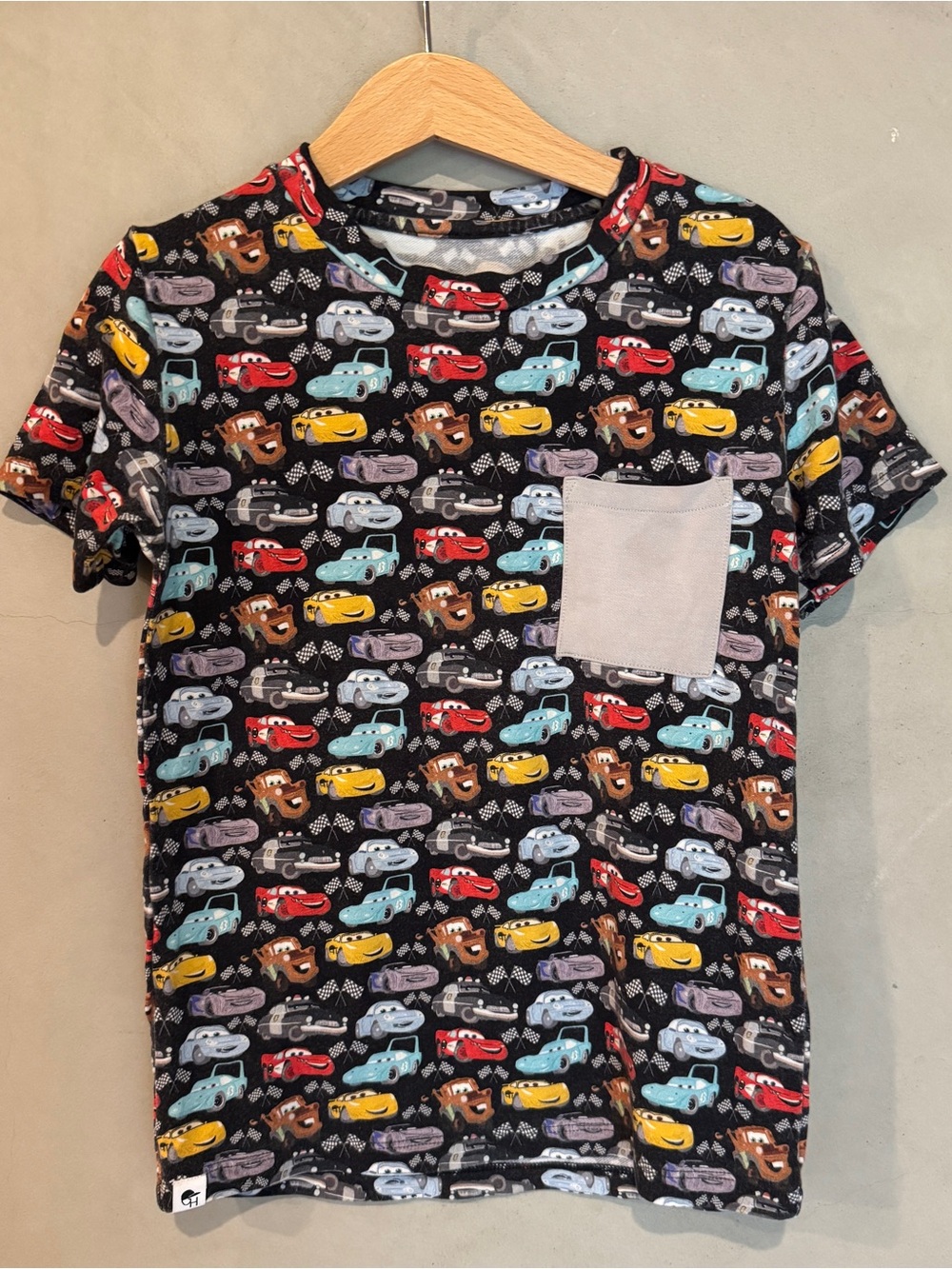 George Hats bamboo Disney Pixar Cars short sleeve shirt 6-7 pocket tee